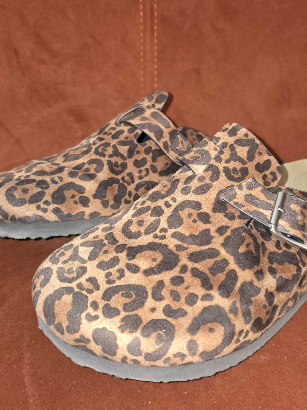 Leopard Print Slip-On Clog -